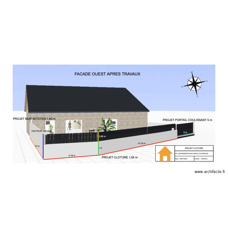 DP 5. Plan de 0 pièce et 0 m2