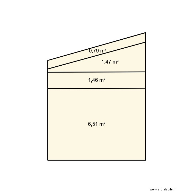 abris de jardin 3. Plan de 4 pièces et 10 m2