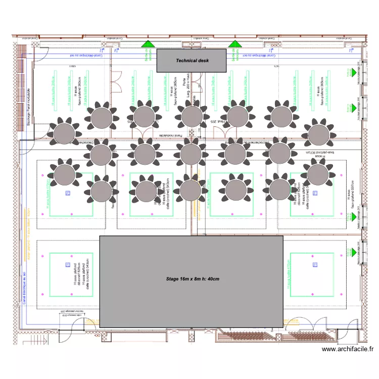implantation Inter DCAF V1. Plan de implantation Inter DCAF V1. Plan de