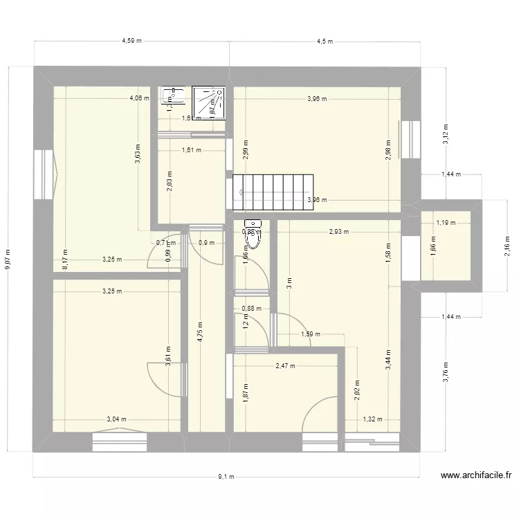 plan maison 3 bornes sous sol. Plan de 