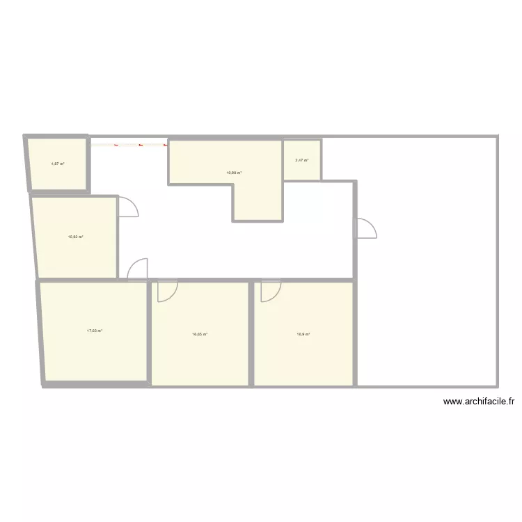 etage. Plan de 7 et 80 m² etage. Plan de 7 et 80 m²