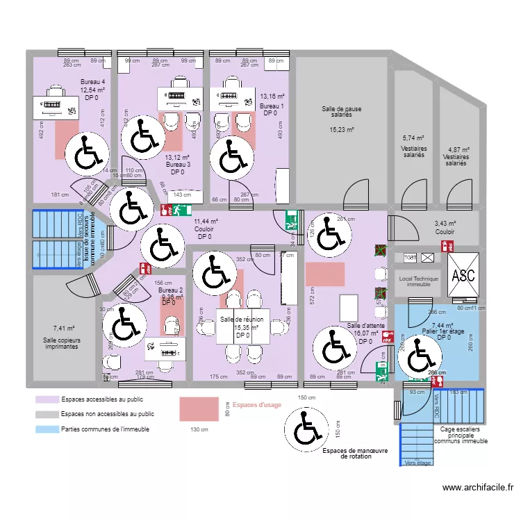 WIMOOV FORBACH APRES TRAVAUX Espaces de man de rot. Plan de 