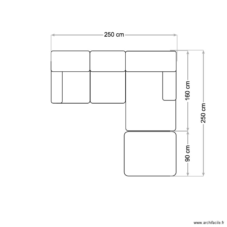 Way 250. Plan de 0 pièce et 0 m2