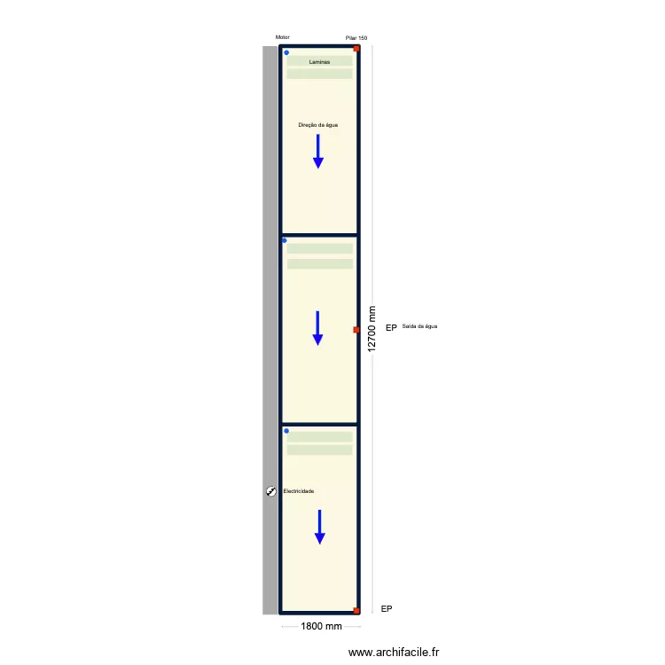 Bronze. Plan de 3  et 21 m²