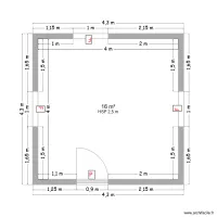 plan de chambre