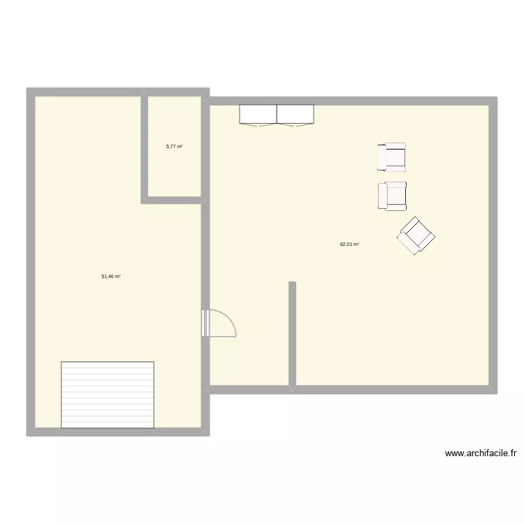 maison laurent. Plan de 3  et 139 m²