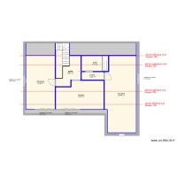 plan coté R+1 - maison PAU LAROSE -
