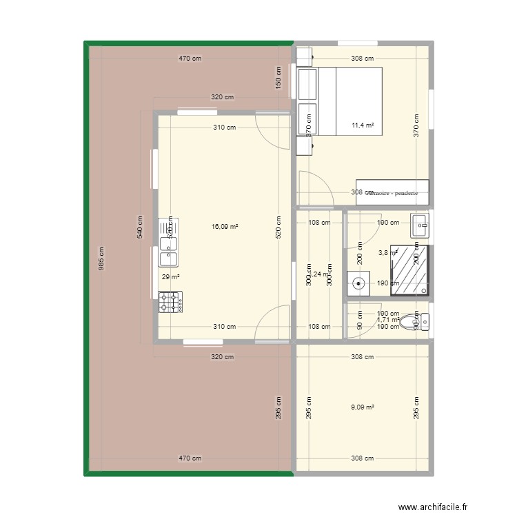 carriac 3. Plan de 0 pièce et 0 m2