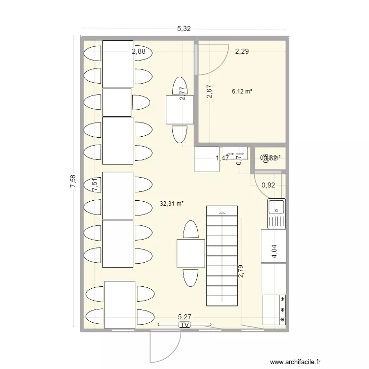 IBO2. Plan de 3 et 39 m² IBO2. Plan de 3 et 39 m²