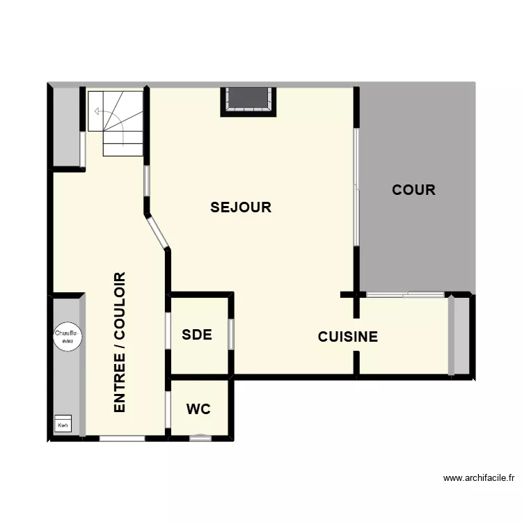 HAMON RDC. Plan de 8 et 50 m² HAMON RDC. Plan de 8 et 50 m²