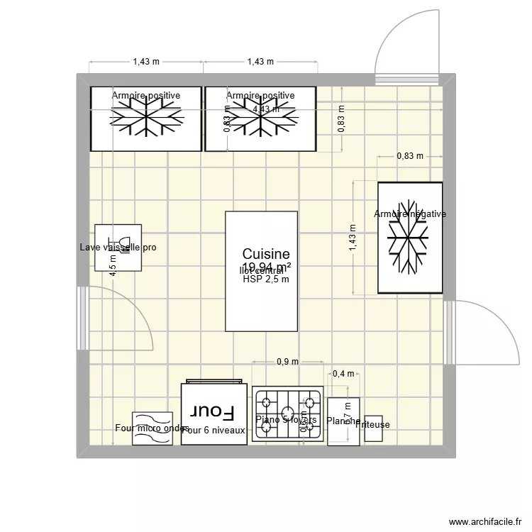Cuisine ILY LAND. Plan de 