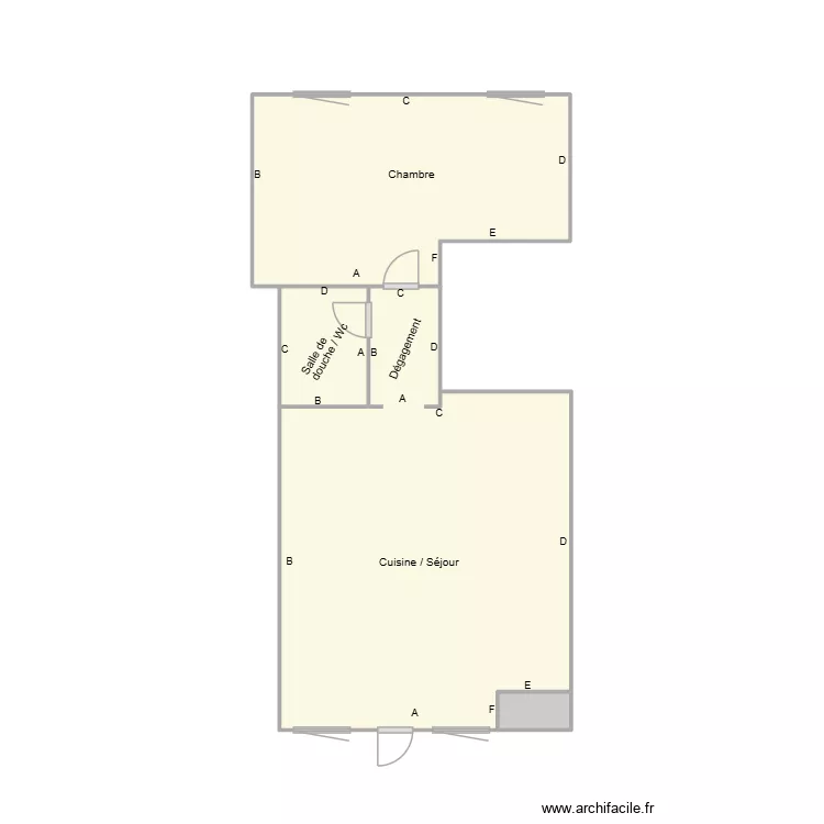 761300578. Plan de 4 et 19 m² 761300578. Plan de 4 et 19 m²