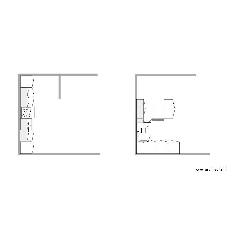 Cuisine bureaux. Plan de 0 pièce et 0 m2