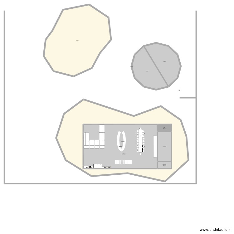 Villa AGUA rooftop V3b. Plan de 9 pièces et 865 m2