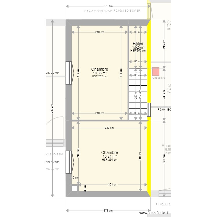 ML24005536 . Plan de 18 pièces et 106 m2