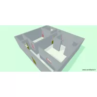 plan 2 chambre salon deux douche