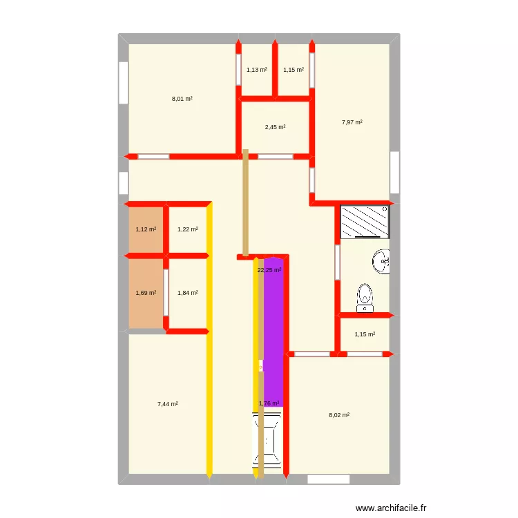 SS Max 6. Plan de 13 et 68 m² SS Max 6. Plan de 13 et 68 m²
