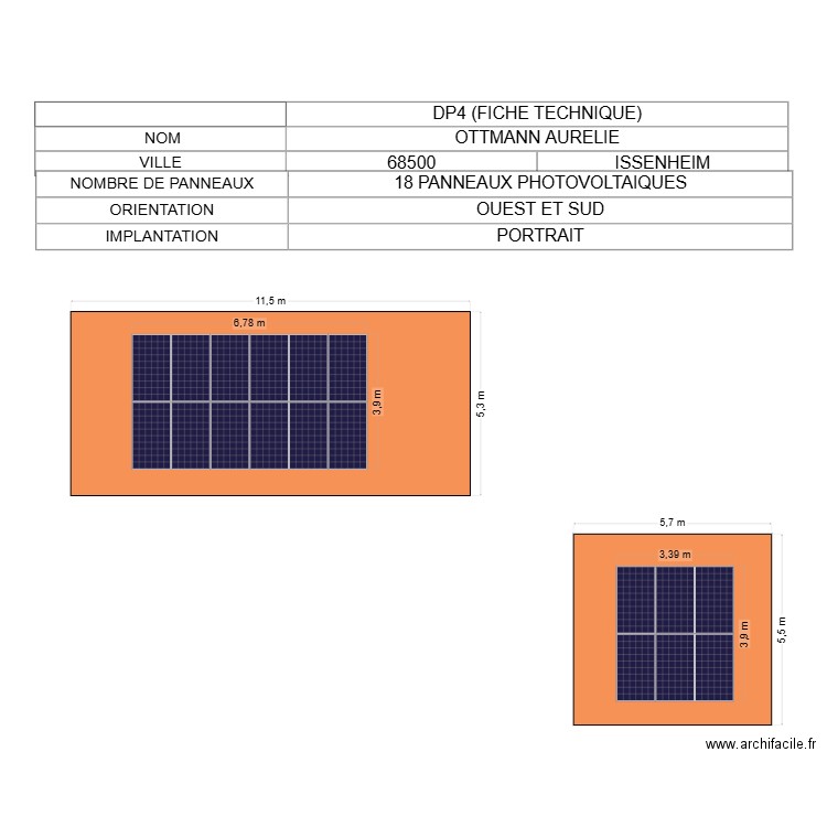 dp4. Plan de 0 pièce et 0 m2