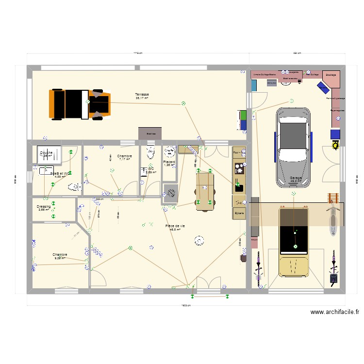 projet 6 bis. Plan de 0 pièce et 0 m2