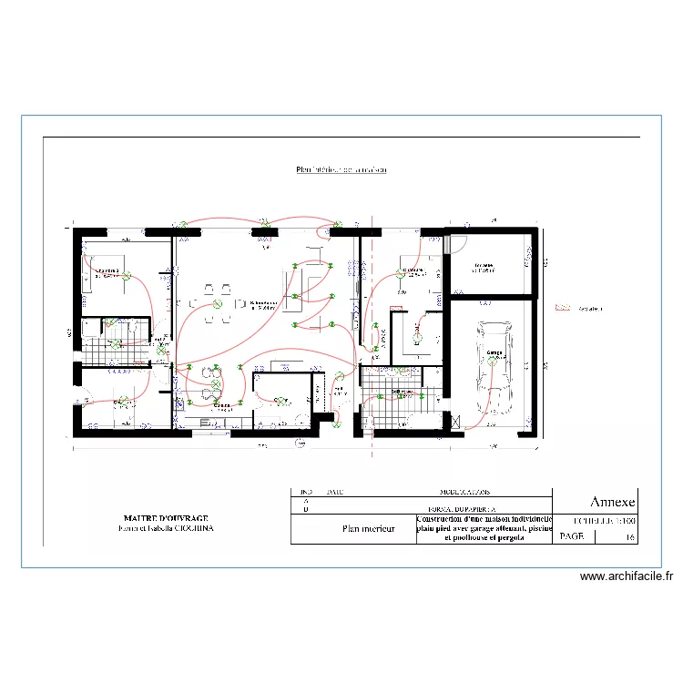 CIOCHINA . Plan de 