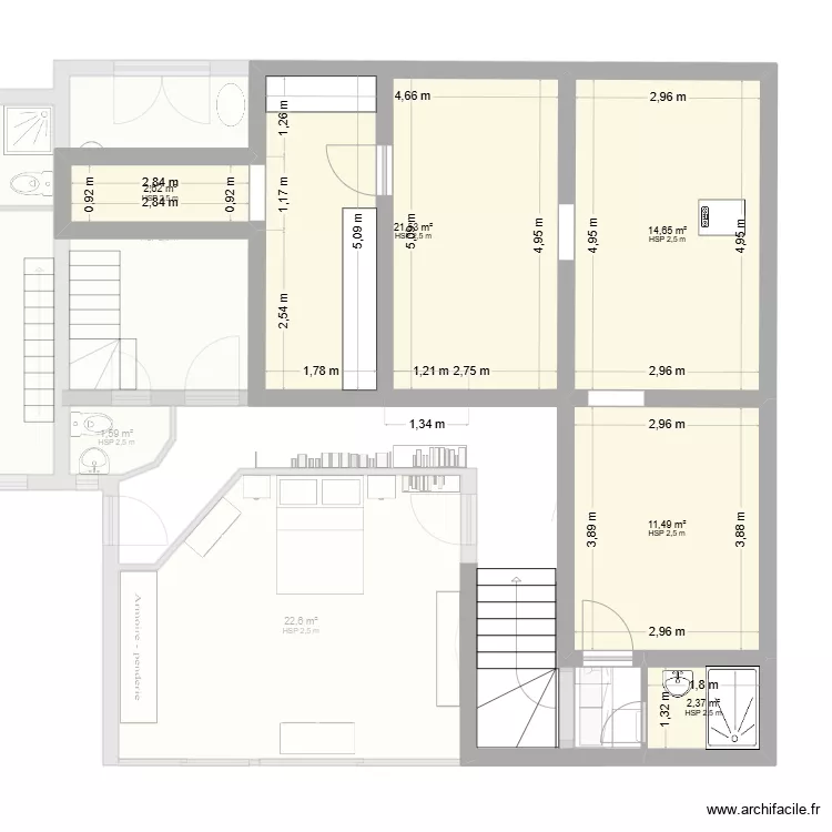 PLAN ANET CAVE 2. Plan de 
