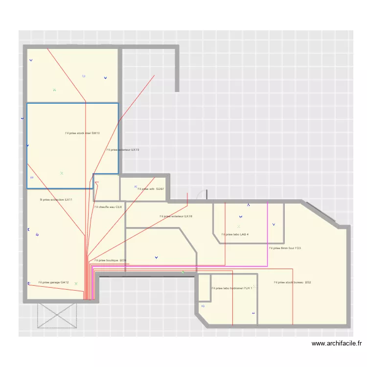 plan miellerie elec 2. Plan de 