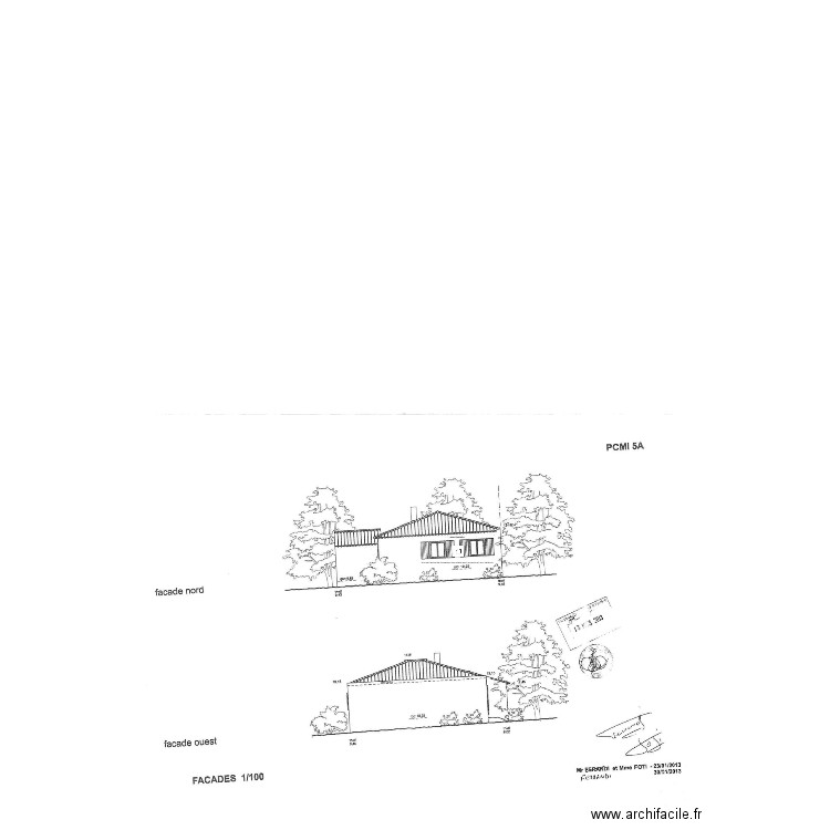 plan nord. Plan de 0 pièce et 0 m2