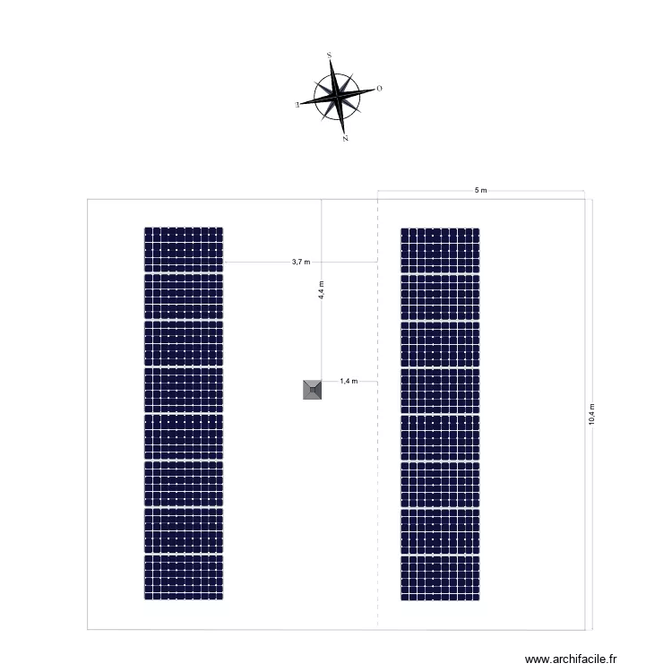 MAISON MASIN. Plan de 