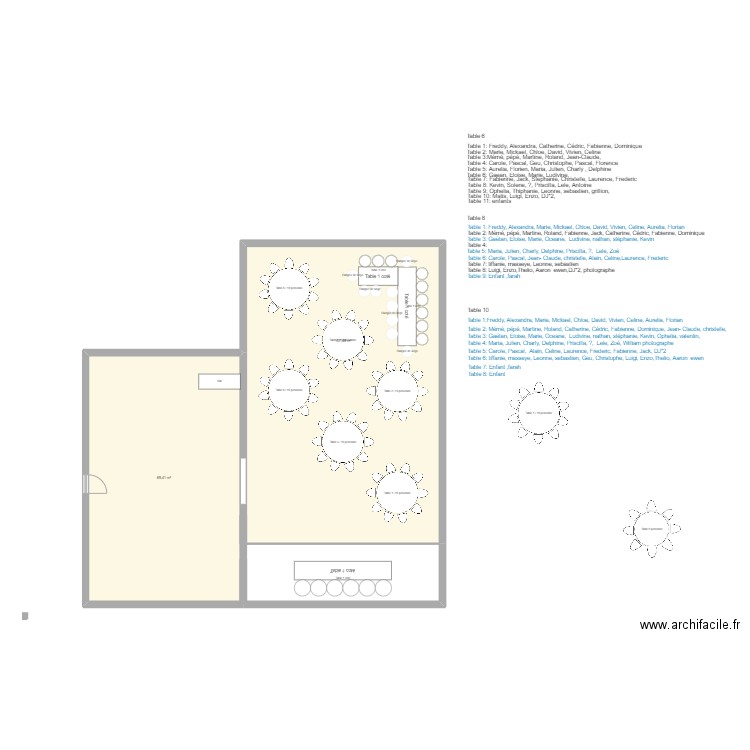 Plan 4. Plan de 2 pièces et 177 m2