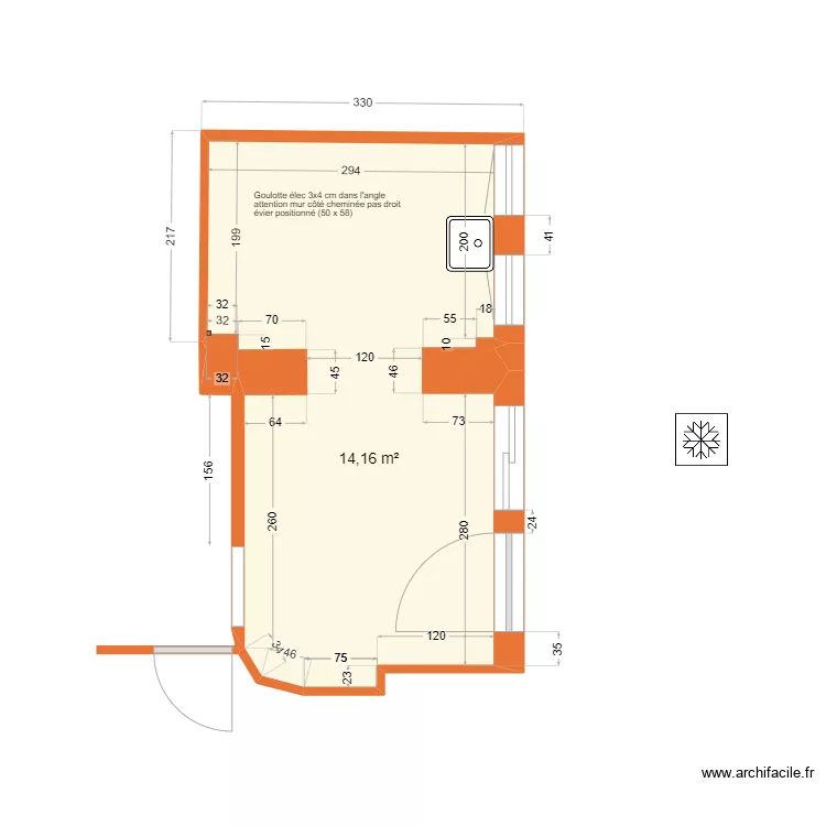 plan double cuisine 05_24. Plan de 