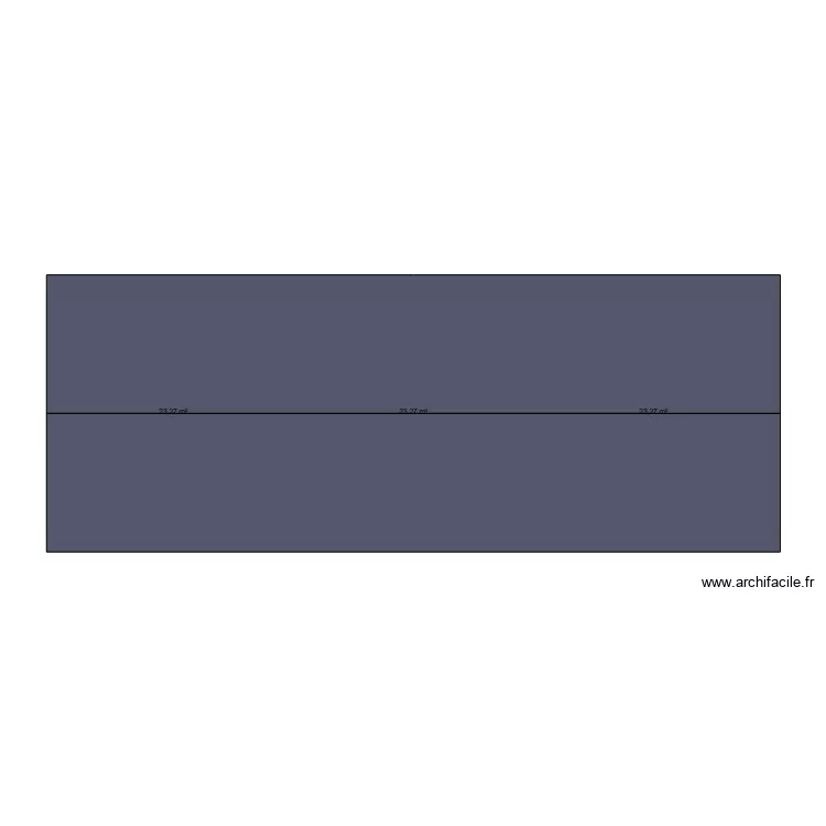 Plan des façades et toitures. Plan de 3 et 70 m² Plan des façades et toitures. Plan de 3 et 70 m²