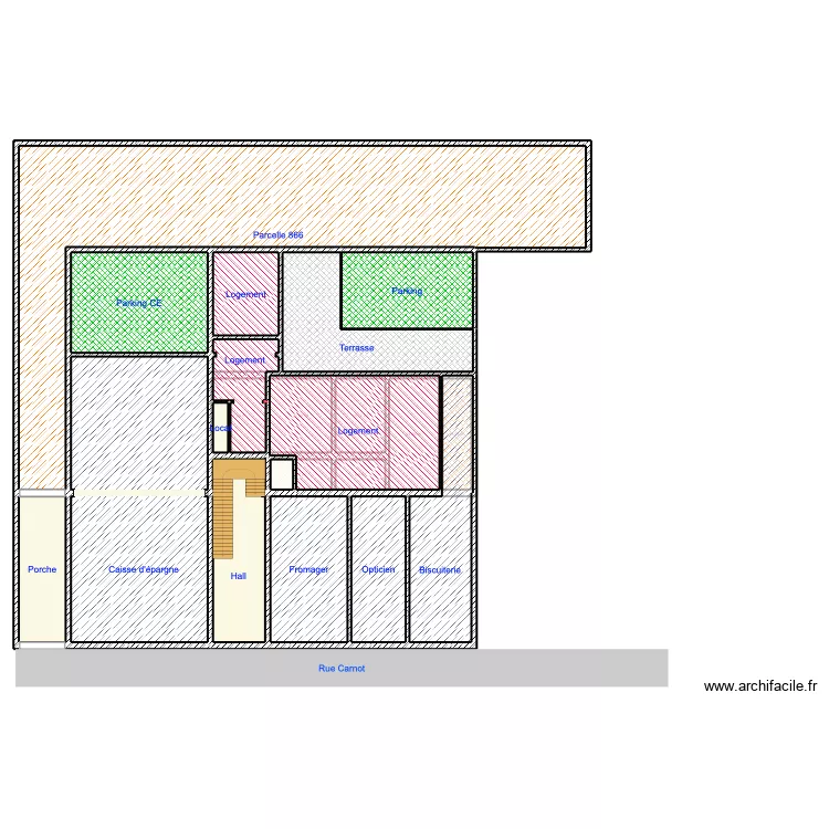 Wimereux - Carnot - Travaux. Plan de 23 pièces et 1092 m²