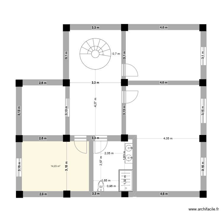 NIV1-D51. Plan de 0 pièce et 0 m2