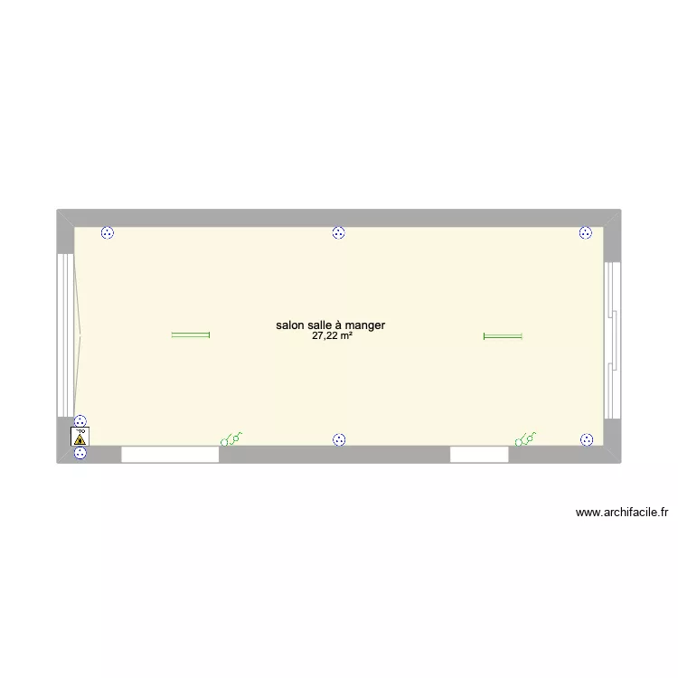 salon salle à manger. Plan de salon salle à manger. Plan de