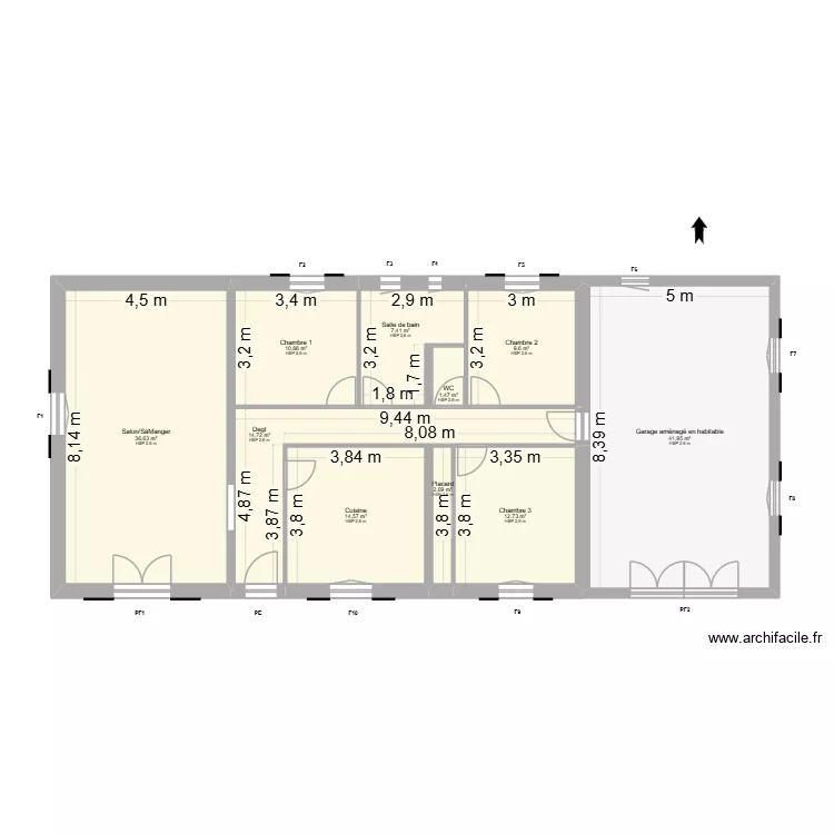 BERNARD. Plan de 10 et 152 m² BERNARD. Plan de 10 et 152 m²