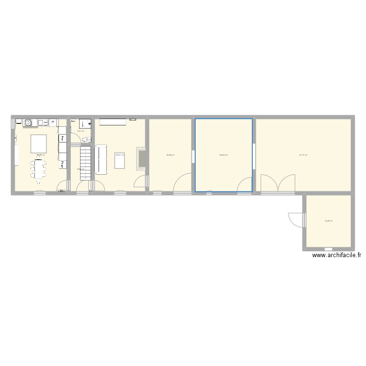Projet maison. Plan de 0 pièce et 0 m2