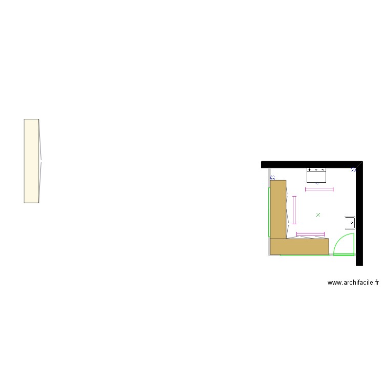 creprie. Plan de 0 pièce et 0 m2