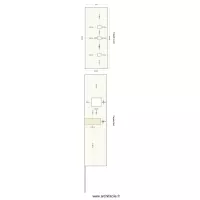 facade Ouest et sud Position fen&ecirc;tres