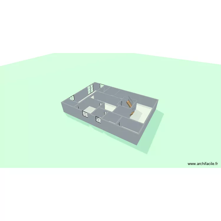 BETTINI PLAN schema lumiere. Plan de 12  et 191 m²