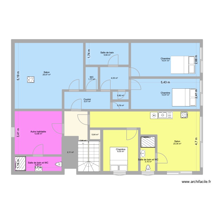 CORBARIEU 1ERE bgf. Plan de 0 pièce et 0 m2