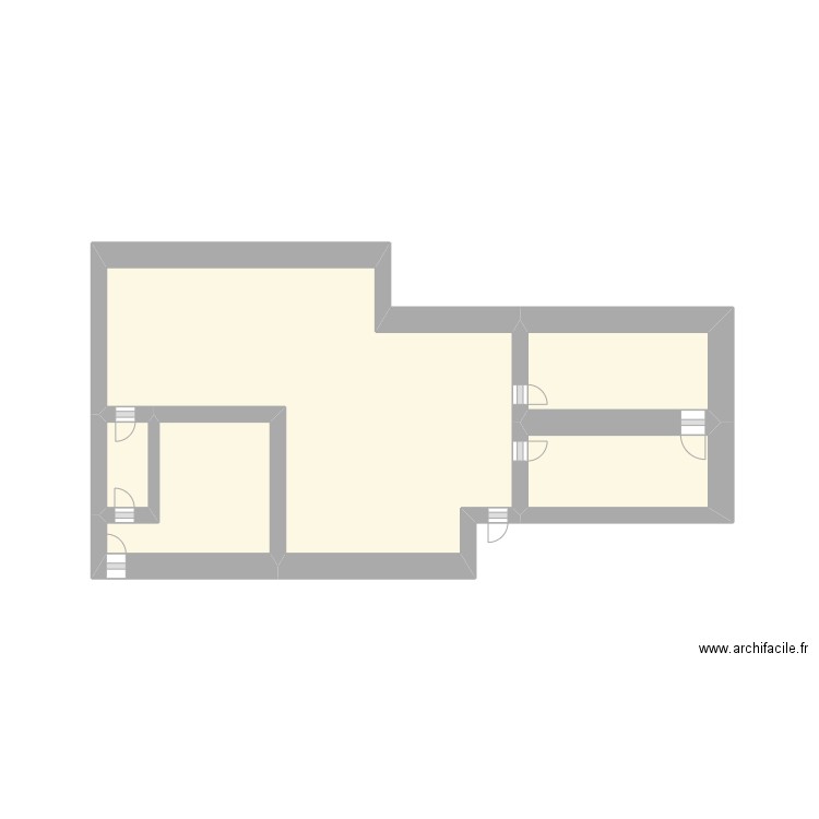 unité 3. Plan de 5 pièces et 13 m2