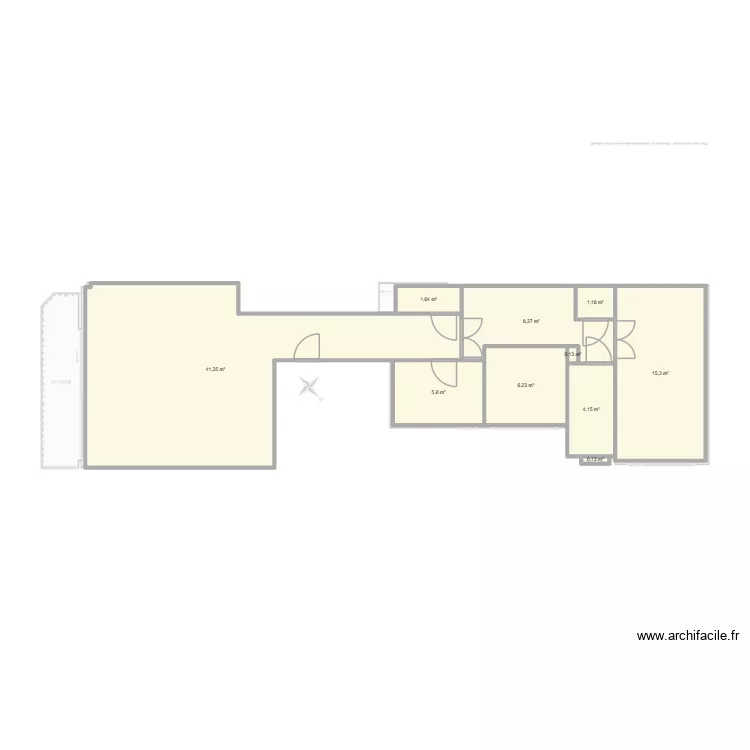 New project superpose. Plan de 10  et 84 m²