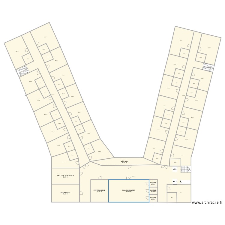 3 ème étage MRPA. Plan de 0 pièce et 0 m2