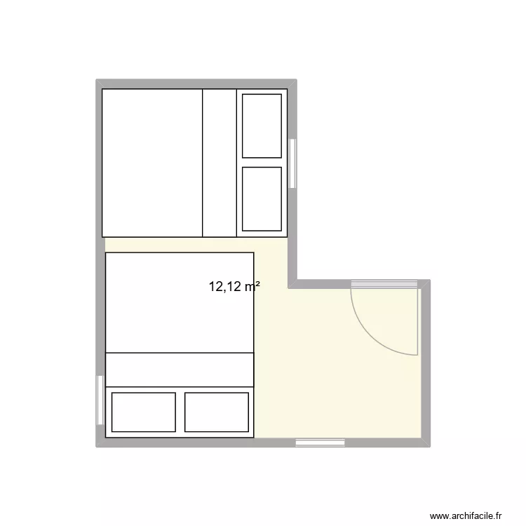 bobo. Plan de 1 et 12 m² bobo. Plan de 1 et 12 m²