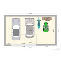 plan garage toit 1 pente