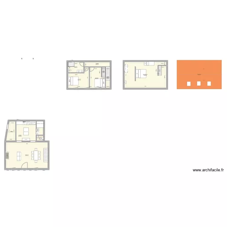 maison4. Plan de 12 Pièces et 142 m² maison4. Plan de 12 Pièces et 142 m²