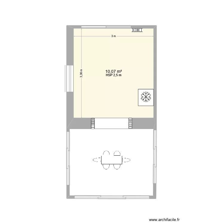 Albens Cuisine. Plan de 1 et 10 m² Albens Cuisine. Plan de 1 et 10 m²