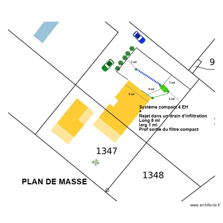 Nouzies. Plan de 0 pièce et 0 m2