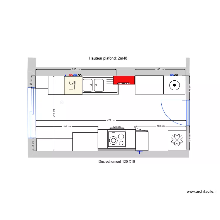 Cuisine Rossan_V1. Plan de Cuisine Rossan_V1. Plan de