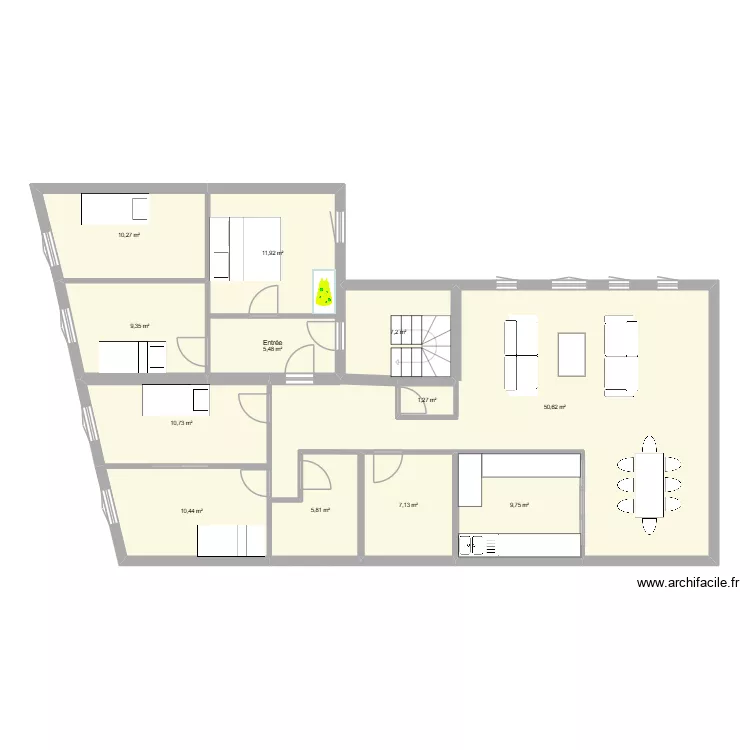 jjauresv2. Plan de 12  et 140 m²